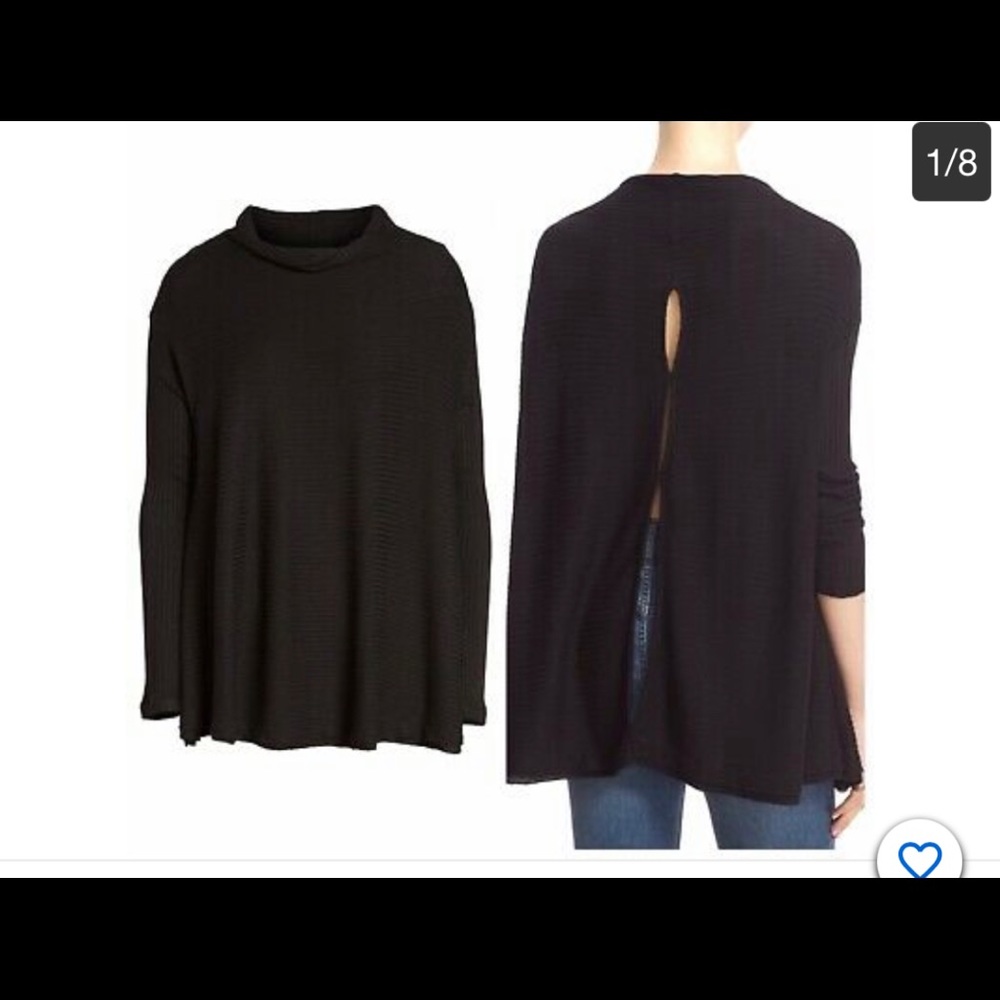 Black free people sweater